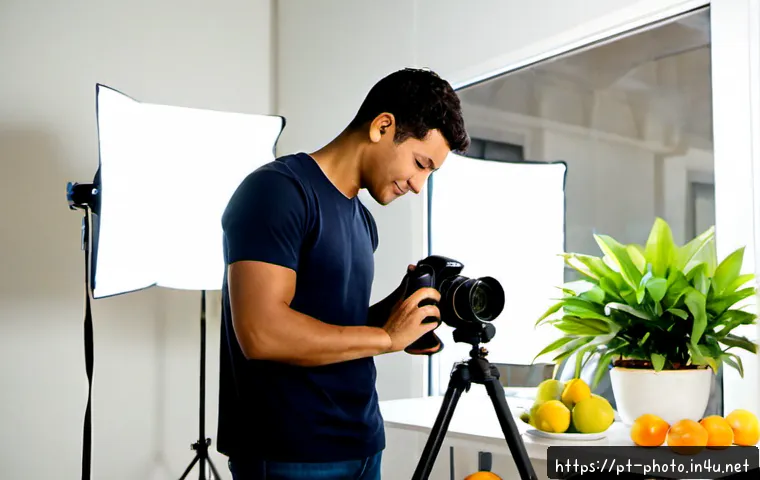 Home 17 사진 자격증 실무에서 자주 묻는 질문 - Photorealistic professional photography certification practice scene in a bright Brazilian training ...
